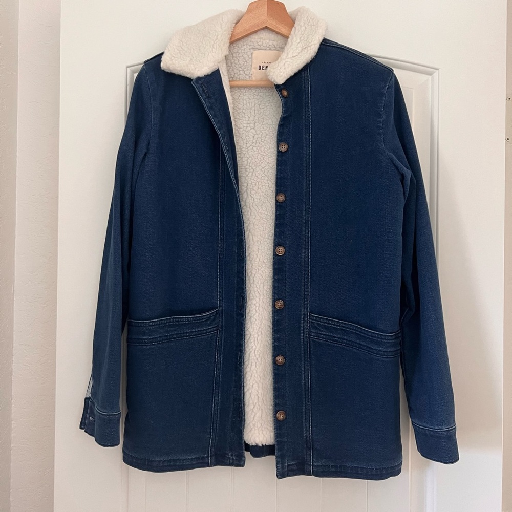Sezane Will Jacket + Sherpa collar